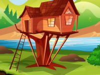 Lake Side Tree House Escape